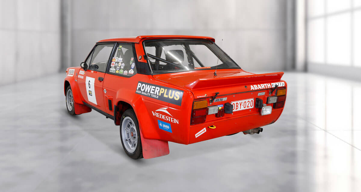 squadra collection fiat 131 abarth rally backside