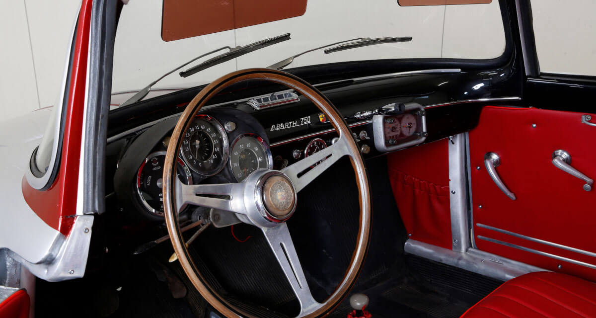 squadra collection fiat abarth 750 gt viotti interior